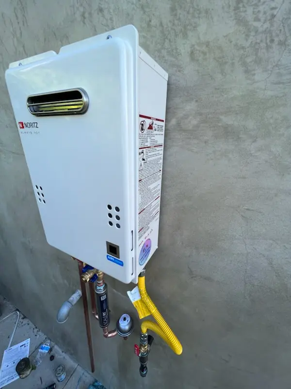 Tankless water heater installation for Padgett Island homes